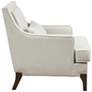 Madison Park Collin Cream Fabric Accent Armchair
