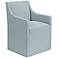Madison Park Elaine Blue Skirted Dining Chair