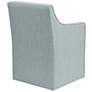 6_Madison Park Elaine Blue Skirted Dining Chair more views
