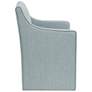 7_Madison Park Elaine Blue Skirted Dining Chair more views