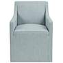 Madison Park Elaine Blue Skirted Dining Chair