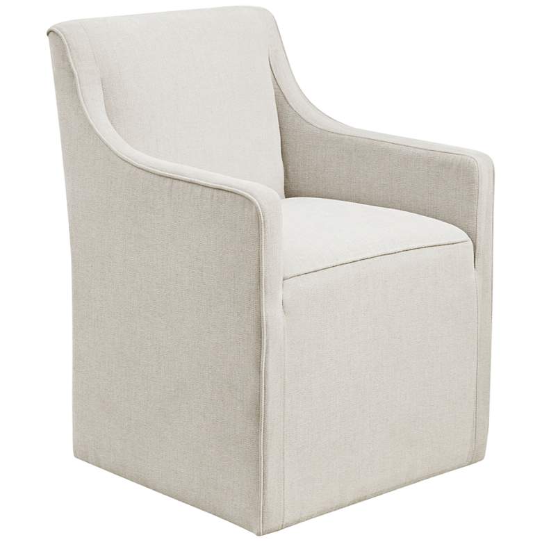 Image 3 Madison Park Elaine White Cream Dining Chair