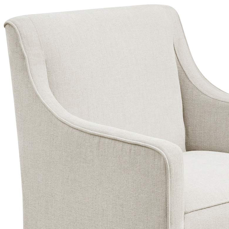 Image 4 Madison Park Elaine White Cream Dining Chair more views