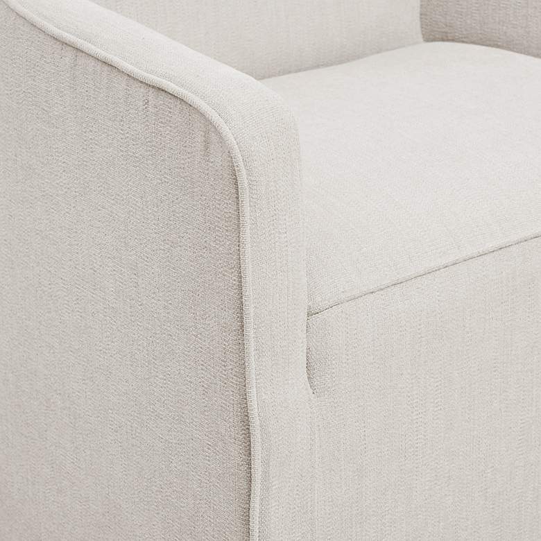 Image 6 Madison Park Elaine White Cream Dining Chair more views