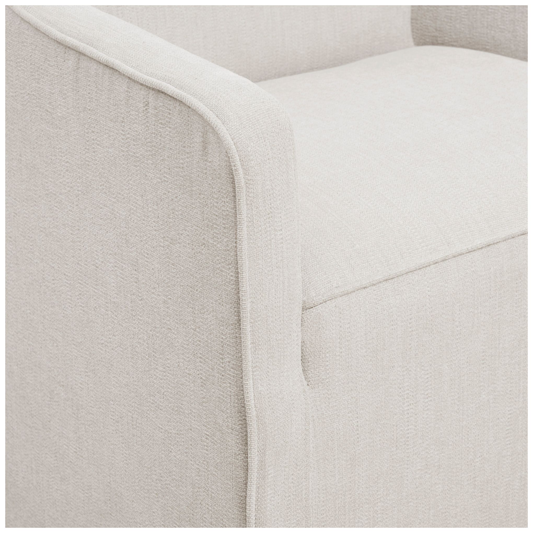 Madison Park Elaine White Cream Dining Chair in scene