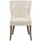 Madison Park Fillmore 23 1/4" Wide Cream Fabric Wingback Dining Chair