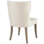 6_Madison Park Fillmore 23 1/4" Wide Cream Fabric Wingback Dining Chair more views
