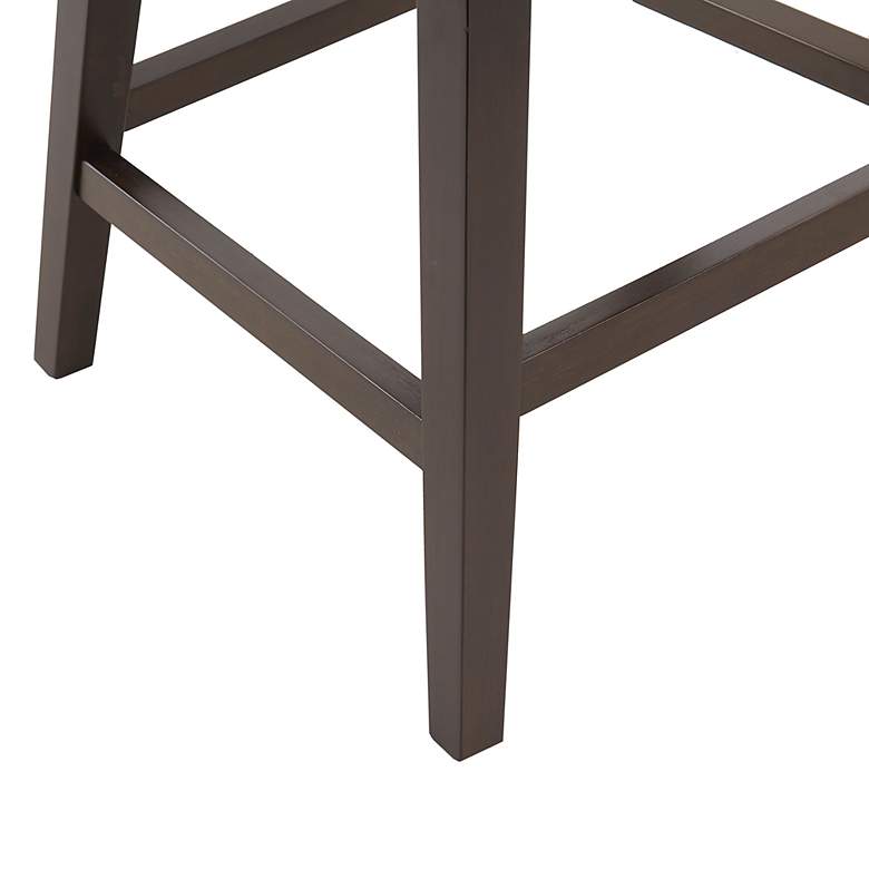 Image 4 Madison Park Janet 25 3/4" High Beige Fabric Swivel Counter Stool more views