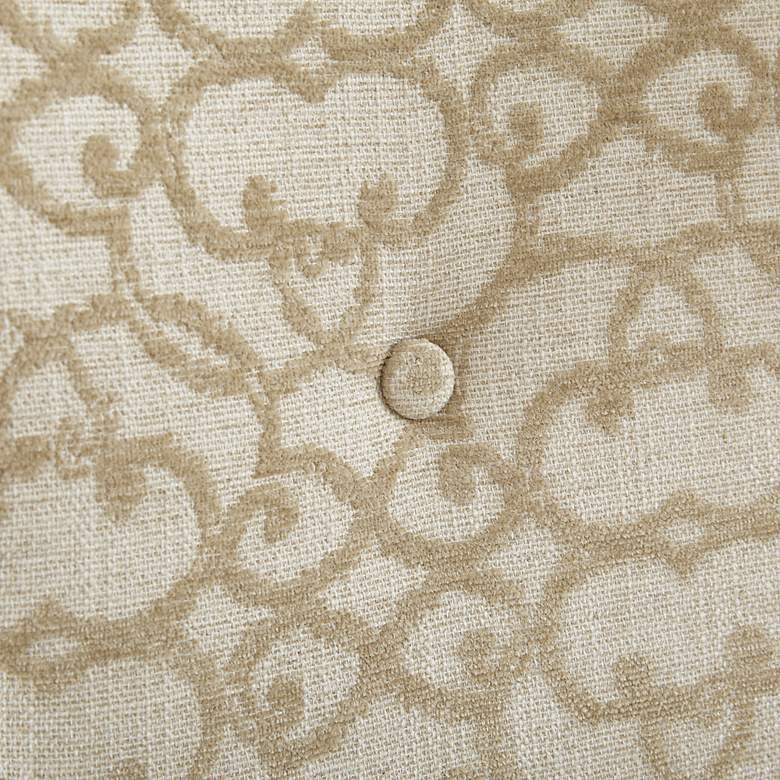 Image 5 Madison Park Jenn 25" Wide Modern Tan Fabric Dining Chairs Set of 2 more views