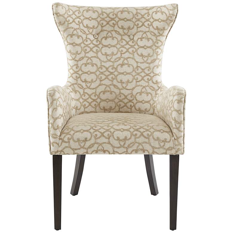 Image 6 Madison Park Jenn 25" Wide Modern Tan Fabric Dining Chairs Set of 2 more views