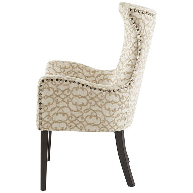 Image 7 Madison Park Jenn 25" Wide Modern Tan Fabric Dining Chairs Set of 2 more views