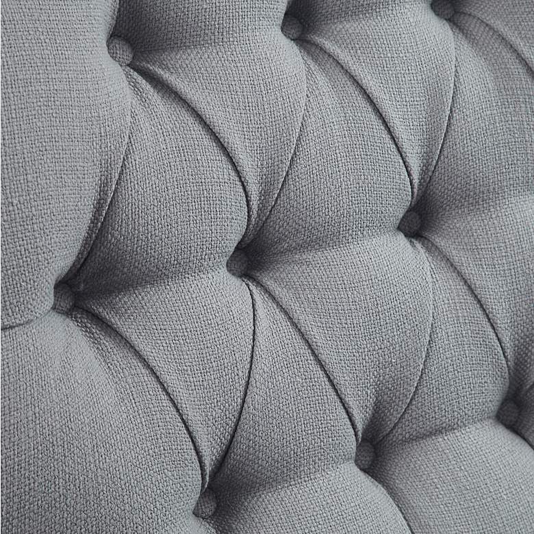 Image 5 Madison Park Jetta 32 1/4" Wide Gray Fabric Tufted Push Back Recliner more views