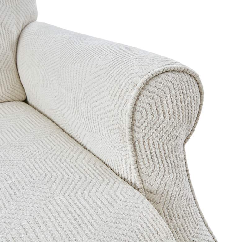 Image 4 Madison Park Jimmy 32 1/4" Wide Ivory Fabric Push Back Recliner Chair more views