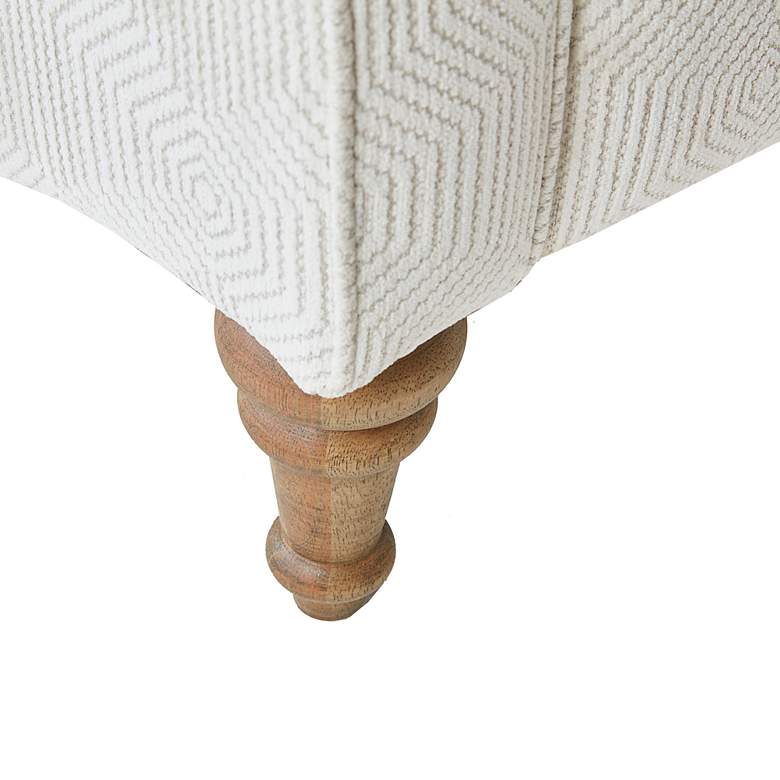 Image 5 Madison Park Jimmy 32 1/4" Wide Ivory Fabric Push Back Recliner Chair more views