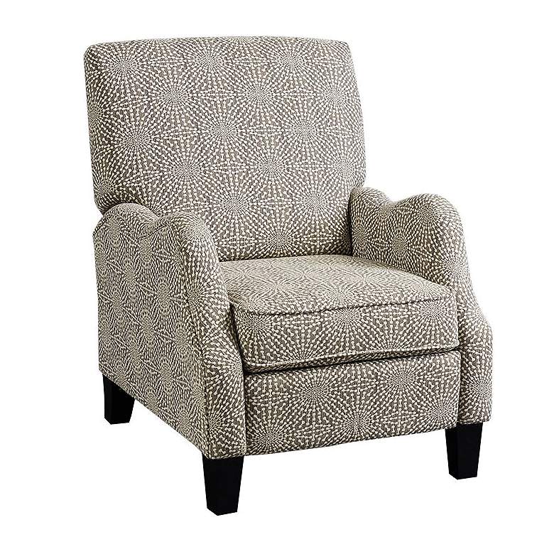 Image 4 Madison Park Lerna 28 1/2" Wide Beige Push Back 3-Way Recliner Chair more views