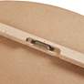 4_Madison Park Mason 23 1/2" Round Natural Wood Wall Clock more views