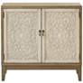 Madison Park Niles 36" Wide 2-Door Reclaimed Walnut Wood Accent Chest