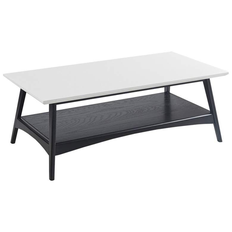 Image 1 Madison Park Off-White/Black Avalon Coffee Table
