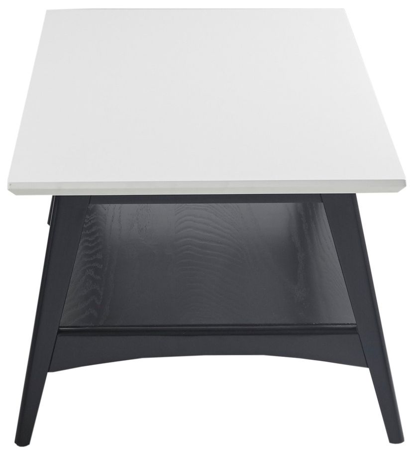 Madison Park Off-White/Black Avalon Coffee Table