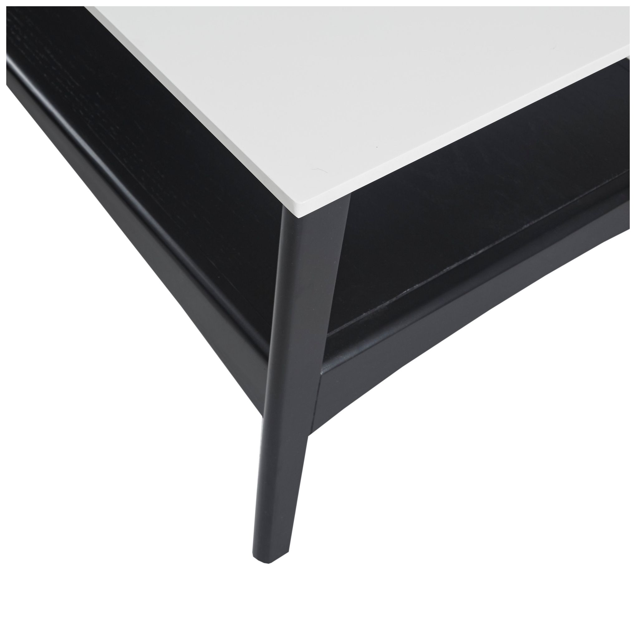 Madison Park Off-White/Black Avalon Coffee Table