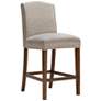 2_Madison Park Peyton 26" Armless Cream Fabric Counter Stool