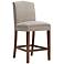 Madison Park Peyton 26" Armless Cream Fabric Counter Stool
