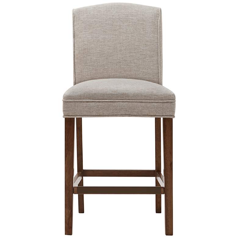 Image 3 Madison Park Peyton 26" Armless Cream Fabric Counter Stool more views