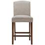3_Madison Park Peyton 26" Armless Cream Fabric Counter Stool more views