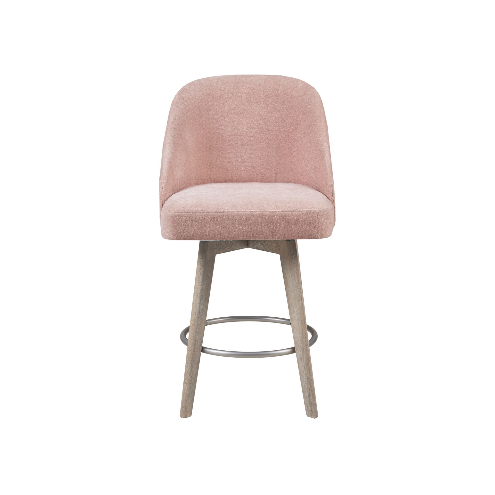 Image 4 Madison Park Pink Walsh Counter Stool with Swivel Seat more views