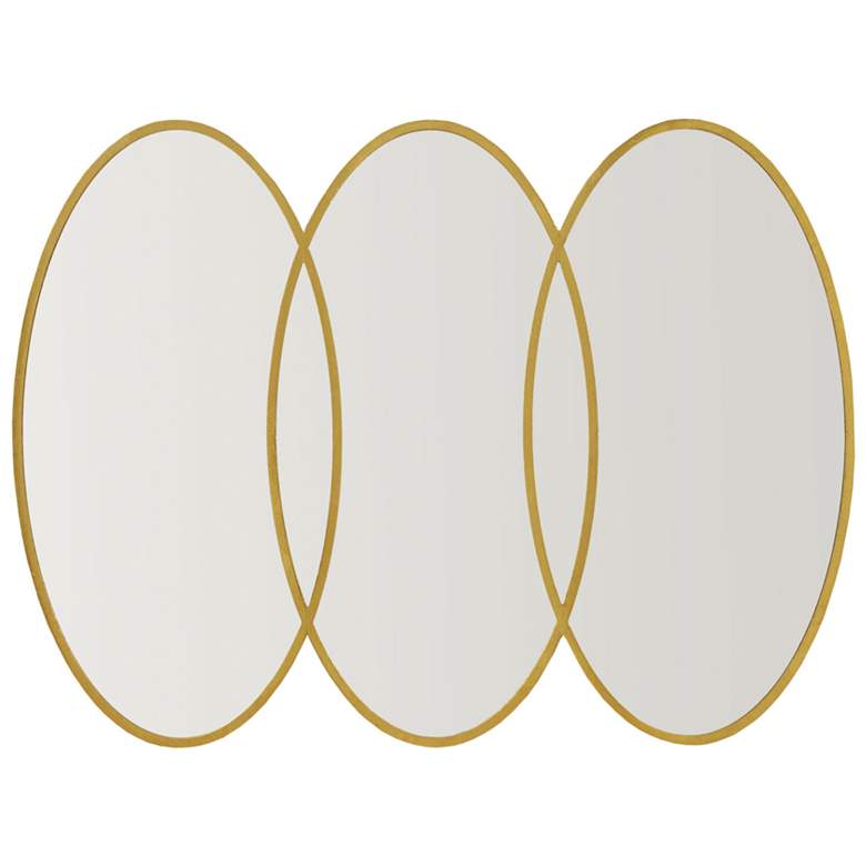 Image 1 Madison Park Signature Gold Eclipse Gold Trio Wall Mirror