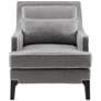 Madison Park Signature Grey/Black Collin Arm Chair