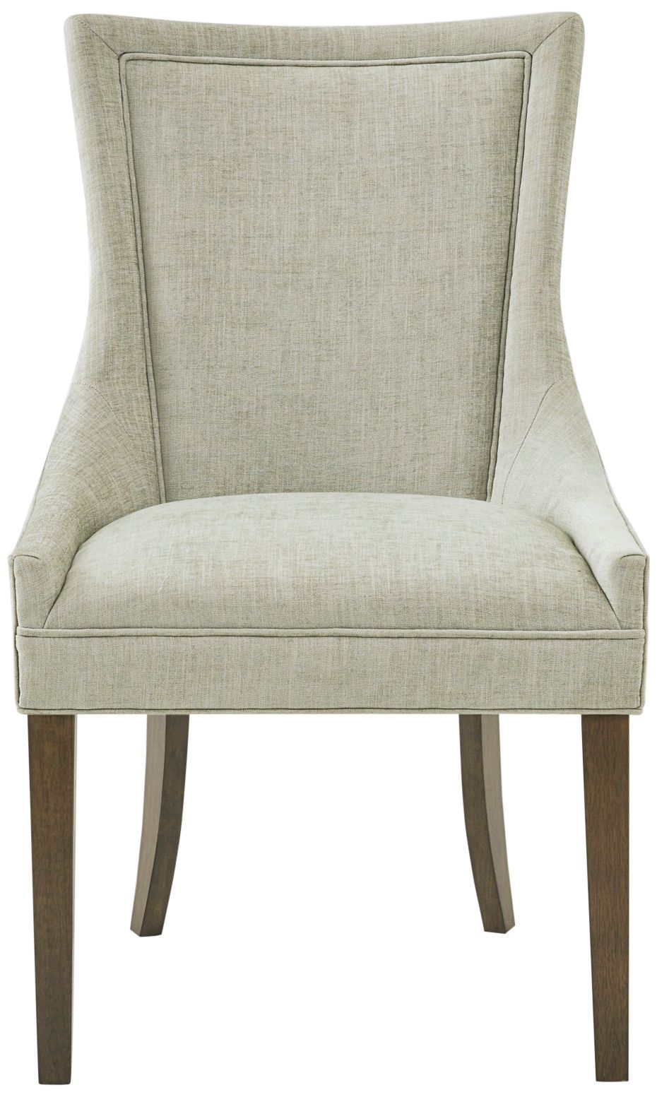 Madison Park Ultra Light Gray Dining Chairs Set of 2 in scene