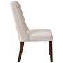 3_Madison Park Victor 27" Wide Cream Wingback Dining Chairs Set of 2 more views