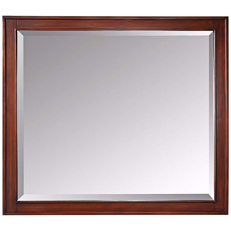 Image 1 Madison Tobacco 36" Wide Rectangular Wall Mirror