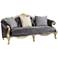 Madison Velvet Shale Fabric Sofa