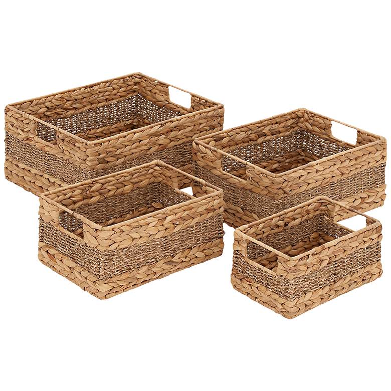 Image 1 Madlyn 4-Piece Seagrass Basket Set