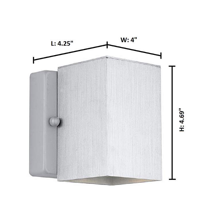 Image 3 Madras - 1-Light Wall Light - Aluminum more views