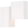 Madrid 10.25" High Matte White 120V LED Wall Sconce with Acrylic Lens