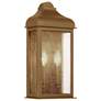 2_Madrid 16" High Weathered Brass 2-Light Outdoor Wall Light more views