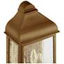 3_Madrid 19" High Weathered Brass 3-Light Outdoor Wall Light more views