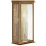 4_Madrid 19" High Weathered Brass 3-Light Outdoor Wall Light more views