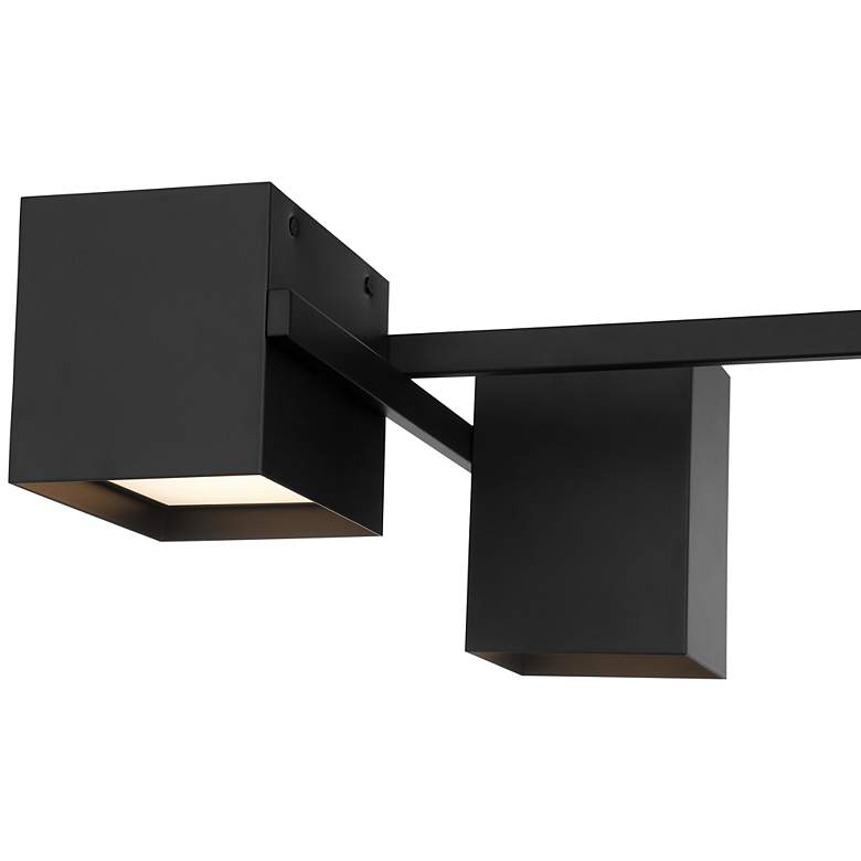 Image 6 Madrid 25" Wide Matte Black LED Ceiling Light more views