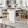 2_Madrid 26 in. Swivel Bar Stool in Steel, and Vintage Gray Faux Leather more views