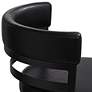 4_Madrid 30 1/2" Black Faux Leather Swivel Bar Stools Set of 2 more views