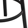 5_Madrid 30 1/2" Black Faux Leather Swivel Bar Stools Set of 2 more views