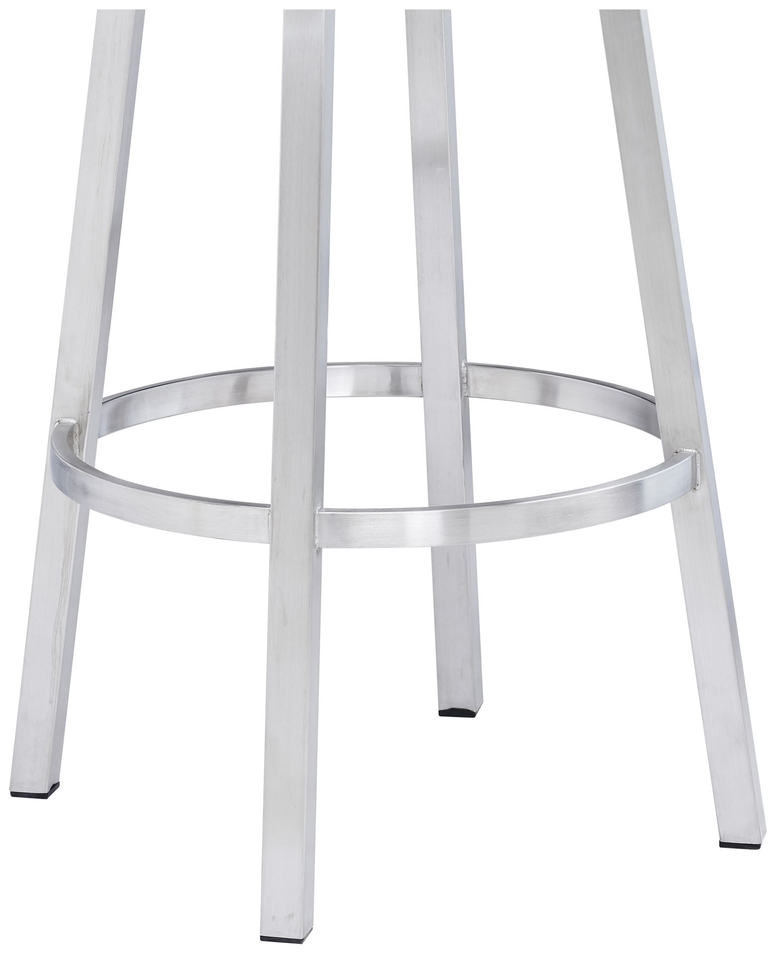 Image 6 Madrid 30" White Faux Leather Swivel Bar Stool more views