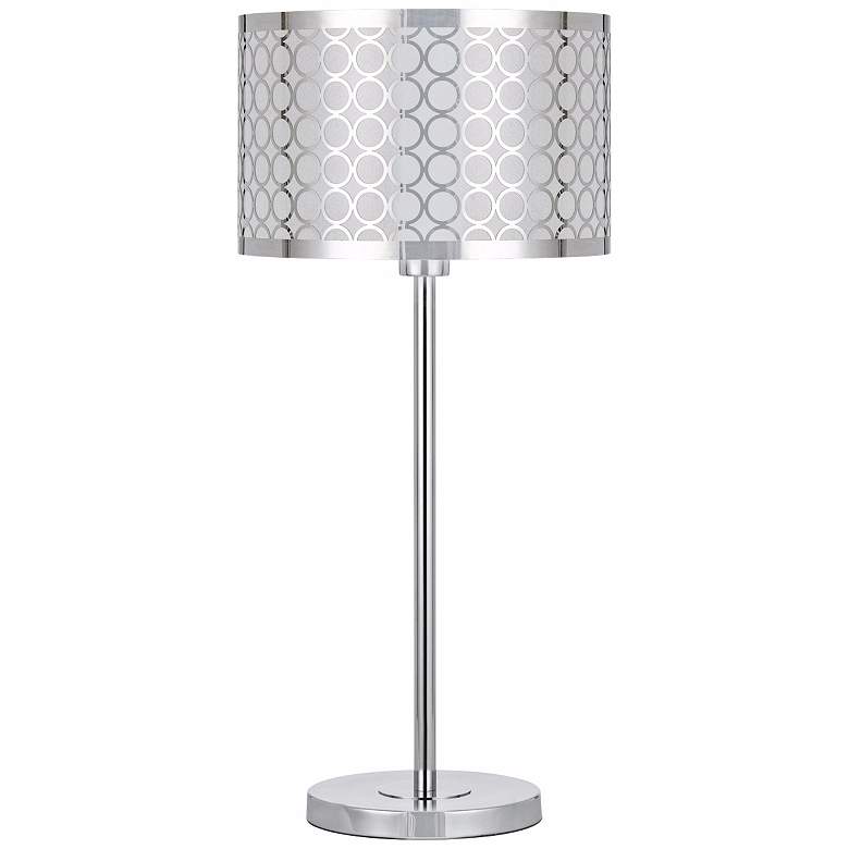 Image 1 Madrid Chrome Metal Table Lamp