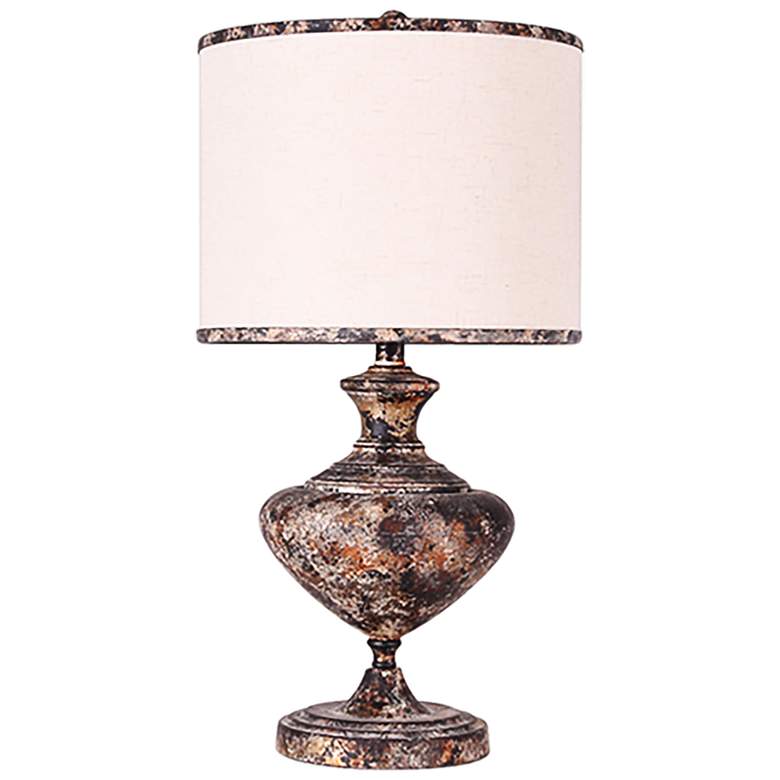 Image 1 Madrid Ovid Unit Bronze Metal Table Lamp