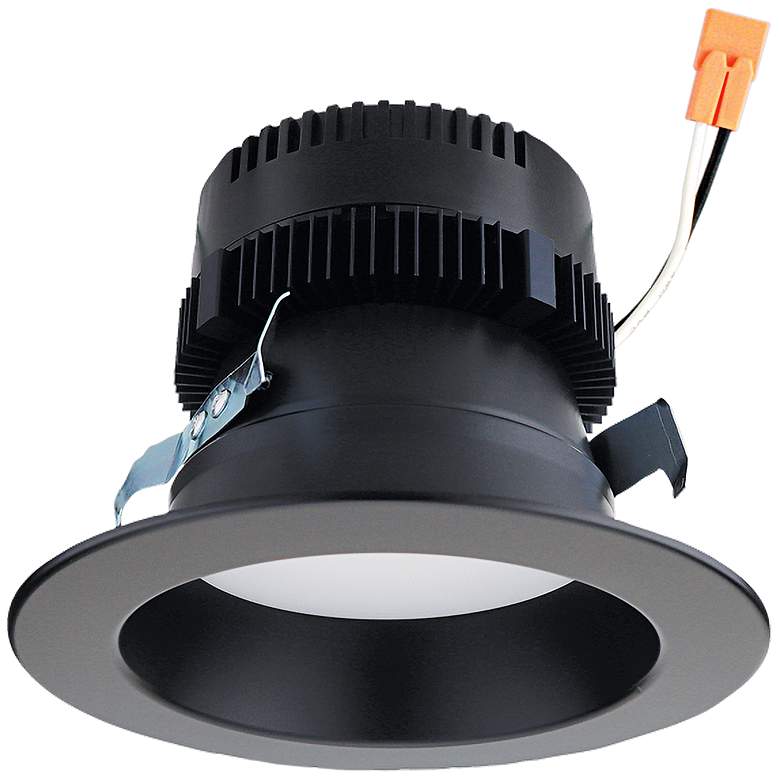 Image 1 Mady 4" Black LED Reflector Trim w/ 5-CCT and 3-Lumen Switch