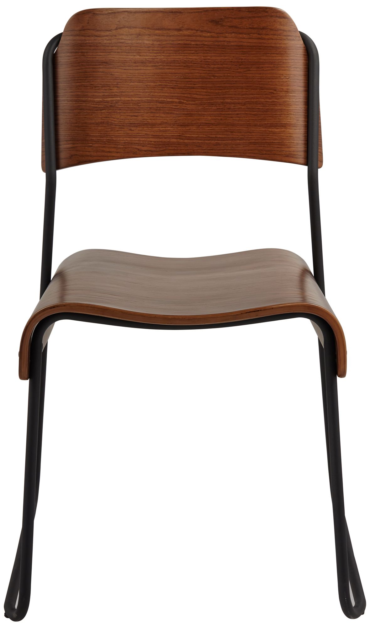 Mael Modern Bentwood and Steel Chair